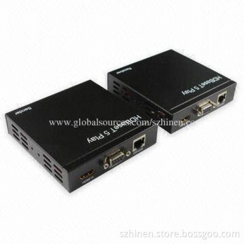 UTP Cable HDMI Extenders, Support 1,080P at 60Hz at 48-bit Pixels
